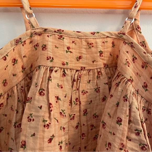 Toddler Girls Printed Roses Summer Dress - Picture 3 of 4